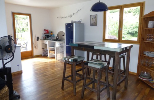 Calcatoggio Casa | F3 de 80m², piscina con vistas al mar y las montañas Llegada posible semana