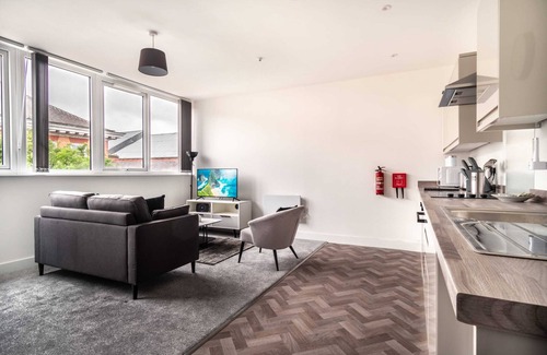 Wrexham Apartamento | Modern 1 Bed Apartment in Central Wrexham