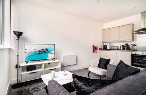 Wrexham Apartamento | Modern 1 Bed Apartment in Central Wrexham