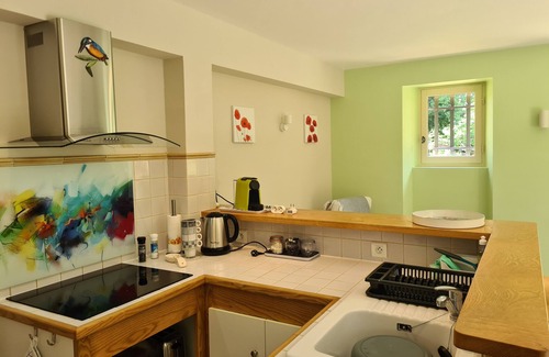 Saint-Amand-de-Belves Apartamento | New in 2022! 1 bed, large pool and view of the beautiful village of Belvès