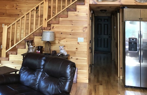Grassy Creek Casa | Fabulous Log Cabin on the River! Available for long term rent.
