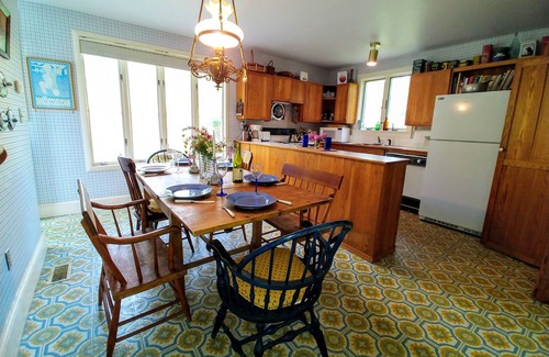 Tisbury Casa | Fabulous Makonikey WATER VIEW Victorian with wrap around porch -WALK TO BEACH!