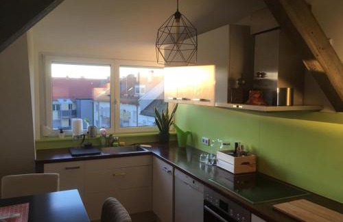 Mitte Apartamento | Fair Messe Rooftop Loft in Nürnberg