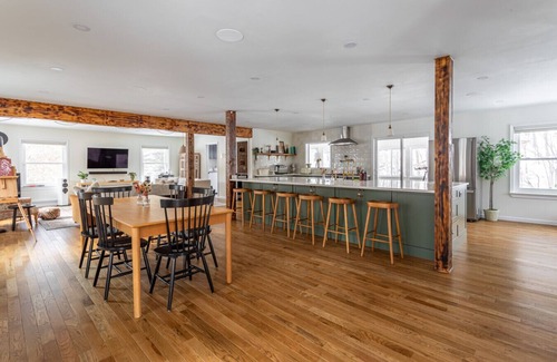 Roscoe Apartamento | Fall & Winter Comfort in Roscoe Mountain Home