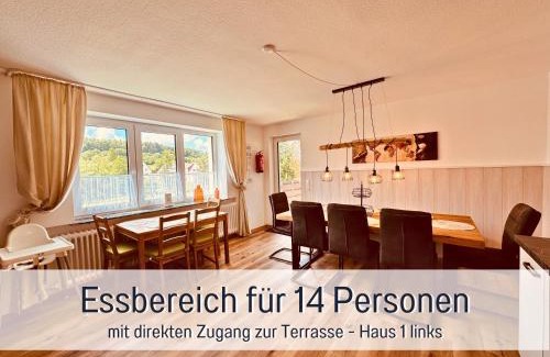 Rixfeld Casa | Familientreffen - Ganzes Haus - Spielplatz - Spielzimmer - Garten - Scheune - Terasse - Grill - Ferienhaus Taufstein