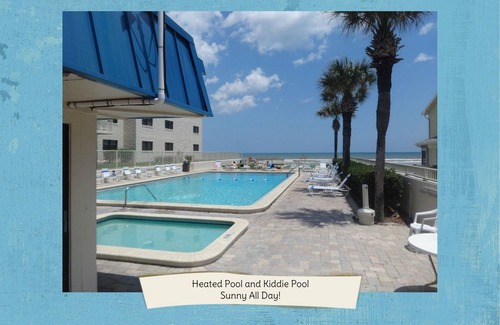 New Smyrna Beach Condominio | VISTA AL MAR Y PASOS A LA PLAYA! Totalmente remodelado y familiar!