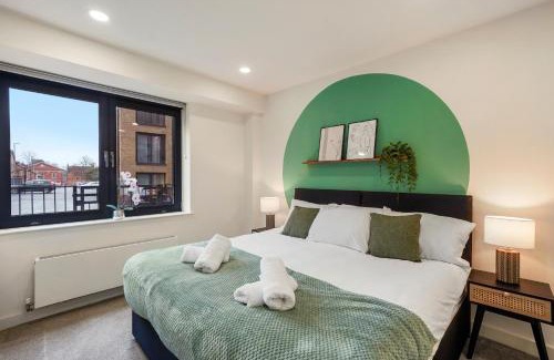 Bedford Apartamento | Family Friendly 2BR in Bedford, Parking, Free WiFi, Gym & Cinema room