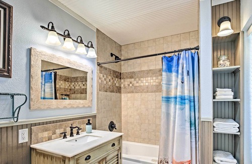 Boerne Casa | ¡NUEVO! 'Boerne Beach House' de un piso con patio.