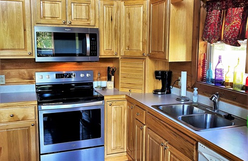 Van Buren Cabina | Cabaña ideal para familias con frente al río actual de 150 pies en Ozark Scenic River Wa