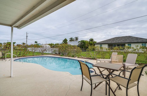 Caloosahatchee Cabaña | Family-friendly Cape Coral Home w/ Private Pool!