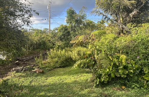 Keaau Casa | Family friendly, centrally located 2lvl home with epic furniture and fruit trees