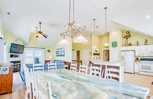 Wind Over Waves Casa | Family-Friendly Home with Free WiFi, Private Pool/Hot Tub, & Sound Access