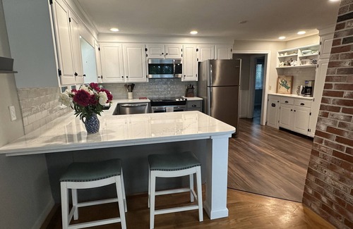 Wolfeboro Casa | Family Friendly house with lakefront views surrounded by trees