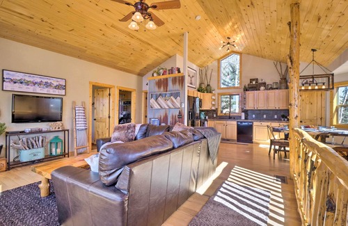 Indian Mountain Cabina | Family-Friendly Jefferson Cabin w/ Fire Pit!