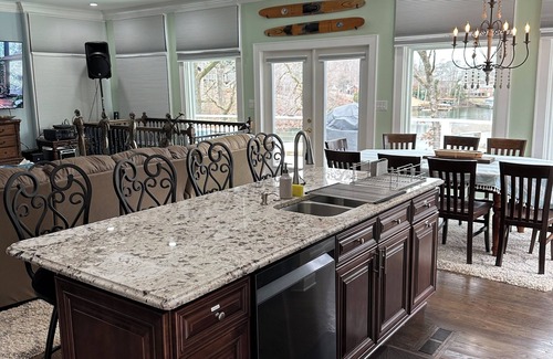 Bowling Green Casa | Family-Friendly Lakefront Home with Hot Tub, Firepit, Dock & Breathtaking Views!