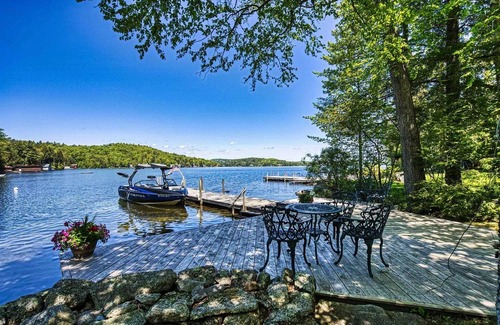 Sunapee Casa | Family friendly lakefront house with dock - minutes from skiing!