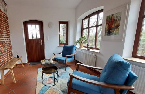 Stangheck Casa | Casa adosada ideal para familias con gran jardín y chimenea para hasta 5 prs.