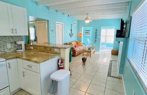 Port Canaveral Cabaña | Family Fun Starts Here! Cozy 3BR + Sunroom, 2-Min Walk to the Beach!"