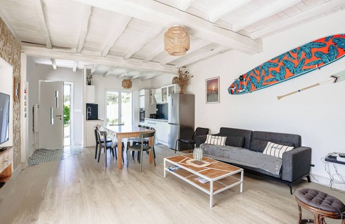 Le Grand-Village-Plage Casa | Casa Familiar en Grand-Village-Plage con 3 Habitaciones, Wi-Fi y Lavadora - 6 Personas