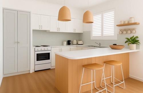 Port Macquarie Casa | Family home "Nobby's Escape" minutes from Port Macquarie's famous beaches