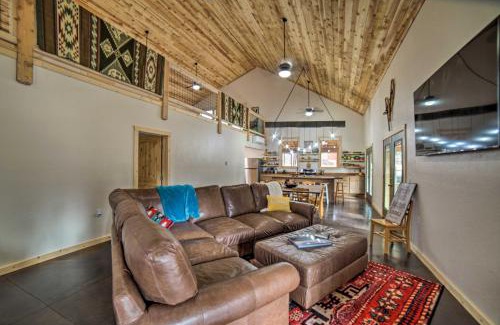 Angel Fire Casa | Family Home with Fire Pit and Grill about 1 Mi to Slopes!