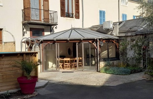 Saint-Gaultier Cabaña | Casa rural con piscina privada, garaje y amplio jardín en el centro de Saint-Gaultier