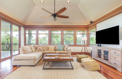 Princeville Casa | Family house near Hanalei with ocean views