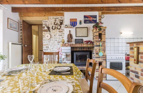 Creances Cabaña | Casa familiar cerca de la playa con jardín privado en Créances, mascotas permitidas