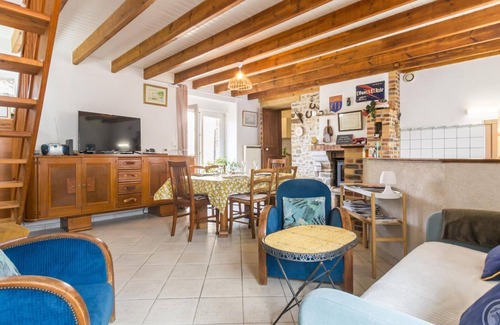 Creances Cabaña | Casa familiar cerca de la playa con jardín privado en Créances, mascotas permitidas