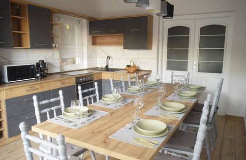 Balatonfured Casa | Family vacation apartment with children's room and billiard room, the