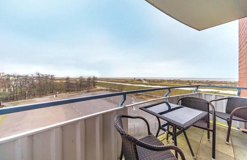 Schillig Apartamento | Family vacation apartment close to the beach on the North Sea with balcony and sea view - Hus