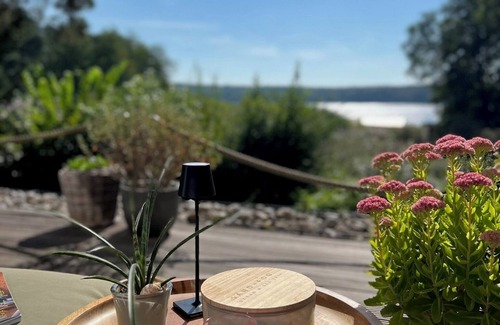 Wittstock/Dosse Casa | Fantástica vista al lago, lancha a motor, cerca de la playa, WiFi, chimenea, 2 baños, relajación