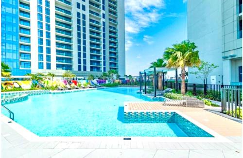 Sheikh Zayed Road Apartamento | Fantastic Downtown Skyline und Sea View 44th floor Pool Gym Luxury Studio