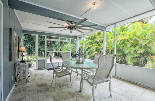 Punta Gorda Casa | Fantastic Home with Fire Pit about 1 Mi to River!