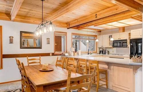 Serene Lakes Casa | Fantastic mountainside home w/ skiing, sauna, hot tub, fireplace, & washer/dryer