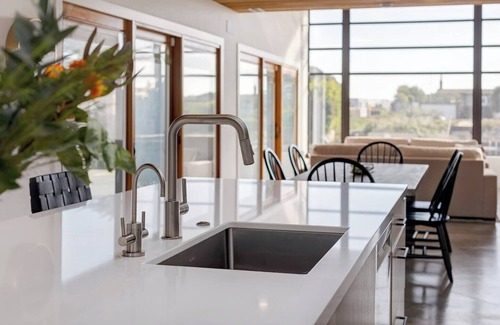 Stinson Beach Casa | Fantastic Waterfront Escape with Hot Tub, Firepit, Paddleboards, Dock & Bay View