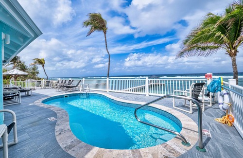 North Side Casa | Far Tortuga: 20 Adults Single Level Beach Villa w/ Heated Pool and Private Dock