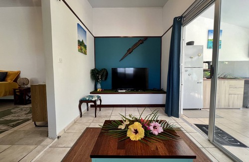 Moorea-Maiao Apartamento | Fare Tokatea - Charming Studio w Excl. Beach Access