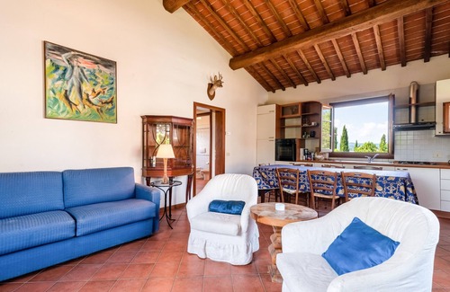 Laterina Otro | Casa rural 'Colombaia' con piscina compartida, terraza y Wi-Fi