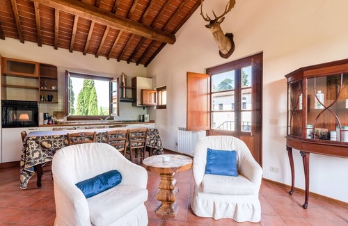 Laterina Otro | Casa rural 'Colombaia' con piscina compartida, terraza y Wi-Fi