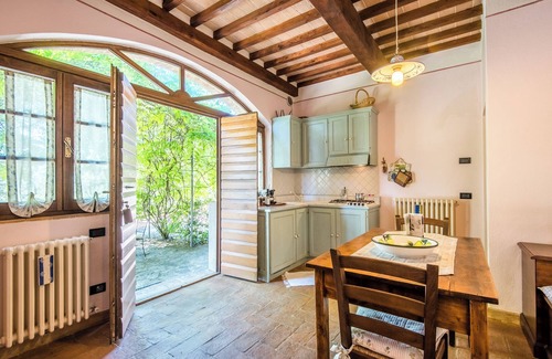 Montalcino Otro | Casa rural 'Glicine Podere Giardino' con piscina compartida, Wi-Fi y aire acondicionado