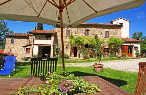 Anghiari Apartamento | Casa rural en la campiña toscana