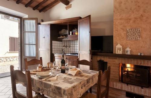 Gallina Apartamento | Casa rural con piscina en el corazón de Val d'Orcia - Apartamento 3 + 1