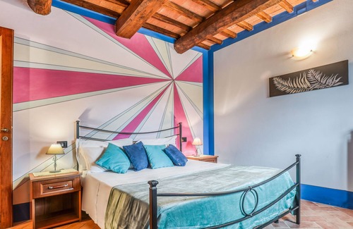 Castiglione d'Orcia Apartamento | Cortijo con piscina - apartamento la Spiga