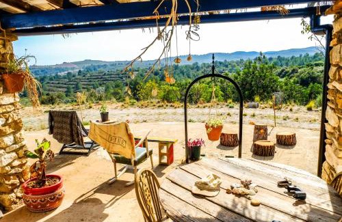 Vilanova d'Alcolea Cabina | FarmSKY 1 Double or Single Bedroom at WILD SPIRIT Eco Farm