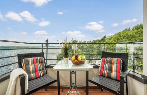 Schausende Apartamento | Favorite place - breathtaking water view, balcony, walk-in shower, Smart