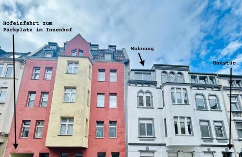 Bruckstraße Apartamento | FeelsLikeHome - Urbane Altbauwohnung mit Dachterasse& Parkplatz