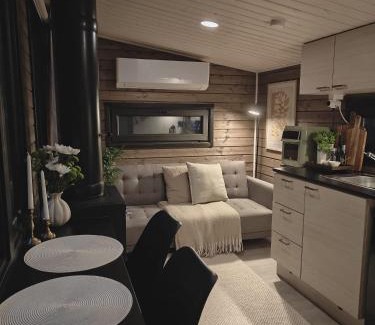 Lampivaara Casa | Fell Village 4 with a Mountain View, Fireplace, Sauna, Kitchen