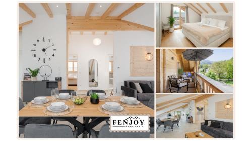 Bernau am Chiemsee Apartamento | FENJOY Ferienapartments am Chiemsee mit Bergblick
