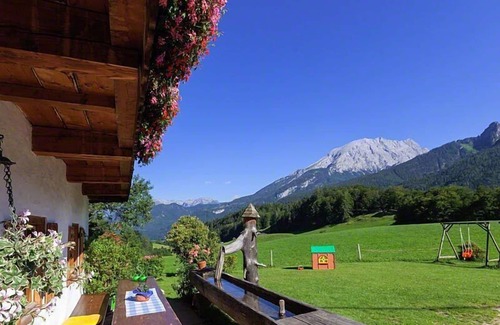 Ramsau bei Berchtesgaden Apartamento | Apartamento Steinberg, 1-2 personas, 28 m², ducha / WC, balcón orientado al sur, TV, 1 dormitorio
